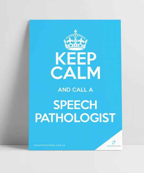 Keep Calm Speech Pathologist