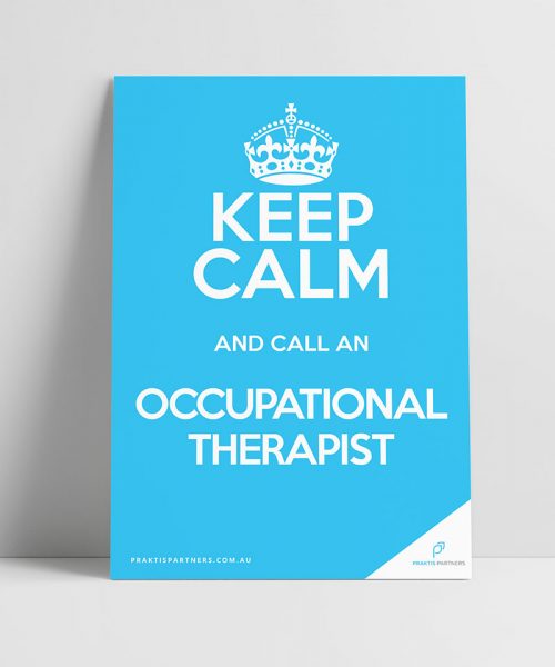 Keep Calm Occupational Therapist